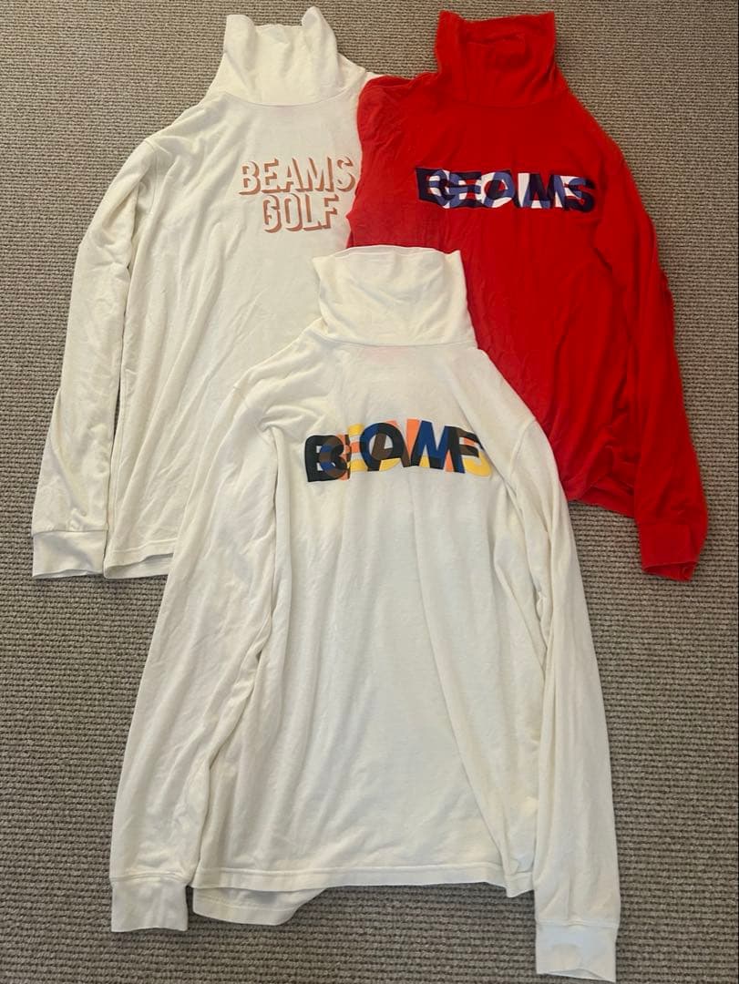 ビームスハイネックTシャツ3着