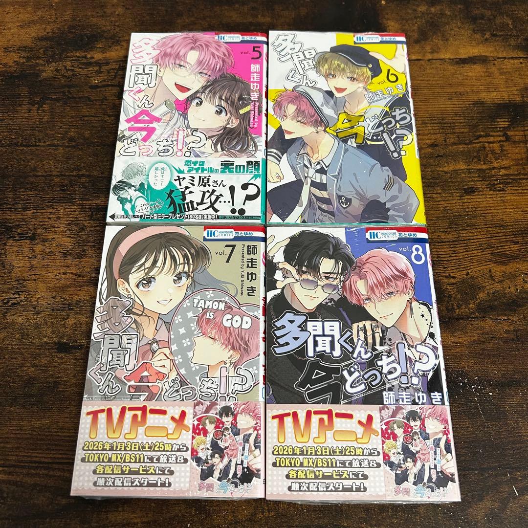 【新品・未読】多聞くん今どっち！？ 全巻セット　花とゆめ　白泉社