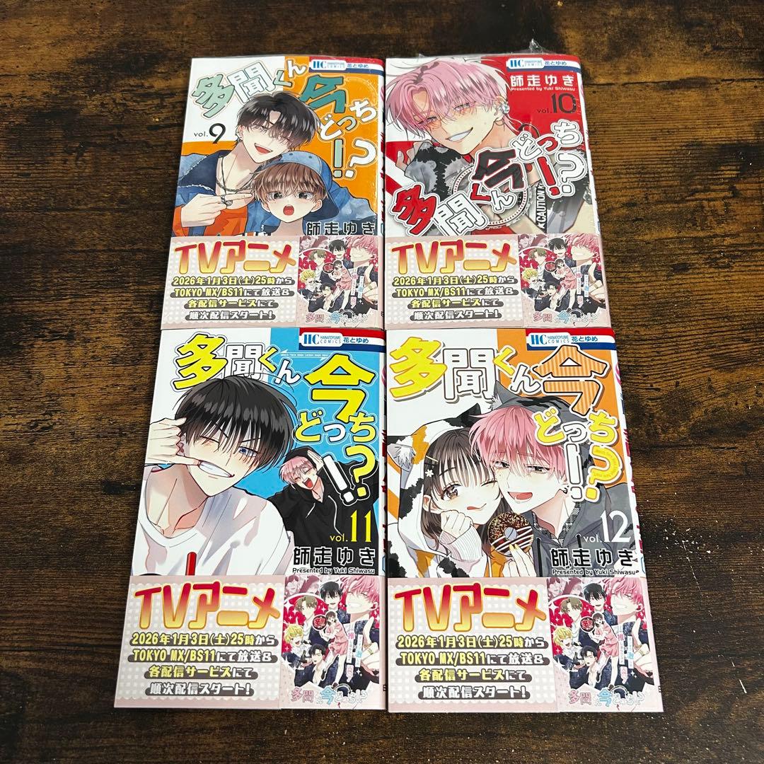 【新品・未読】多聞くん今どっち！？ 全巻セット　花とゆめ　白泉社