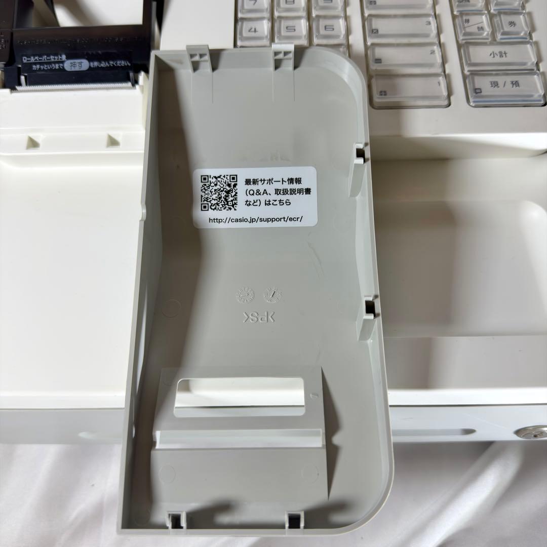 CASIO SE-G2-WE 電子レジスター 鍵付