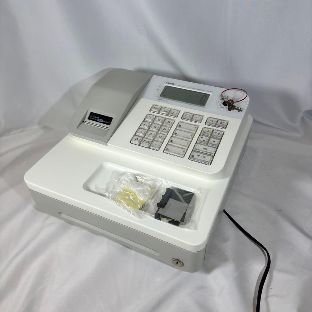 CASIO SE-G2-WE 電子レジスター 鍵付