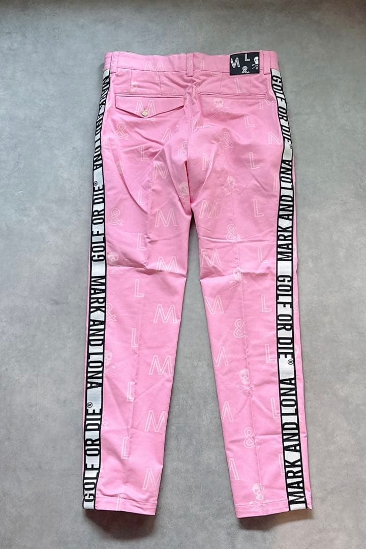 新品 ★ MARK&LONA 完売モデル ボトムス ピンク マーク&ロナ 正規品