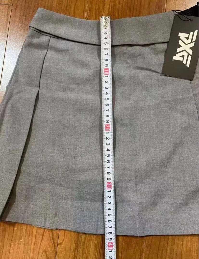 PXG レディース ゴルフ プリーツスカート グレー　Sサイズ
