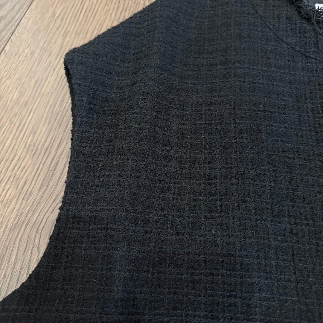 na.e ナエ♡ツイードジレ　ブラック
