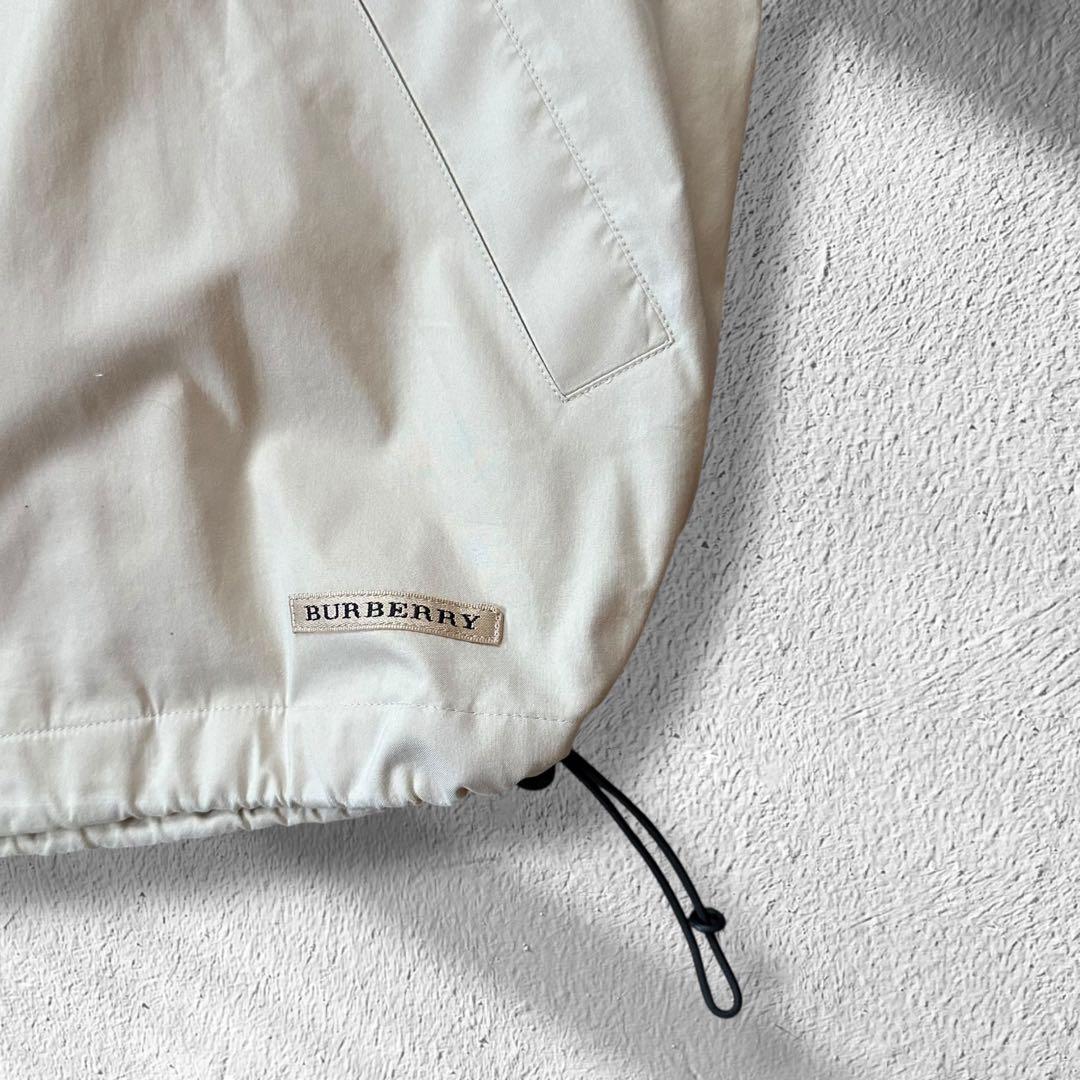 （美品）BURBERRY スイングトップ ノバチェック ドローコード 古着