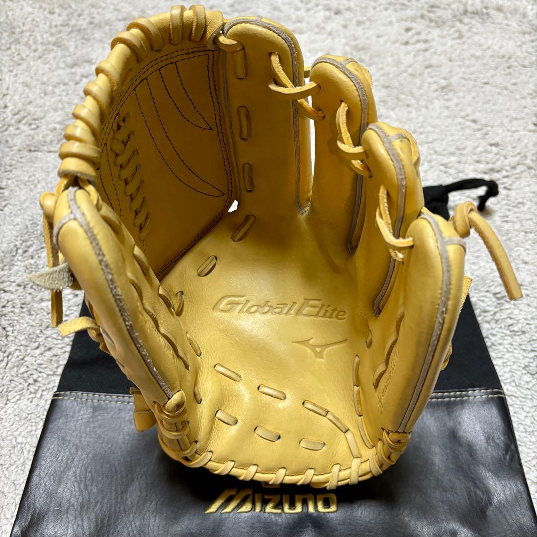 リラックマ様　Mizuno Global Elite 軟式グローブ ブロンド