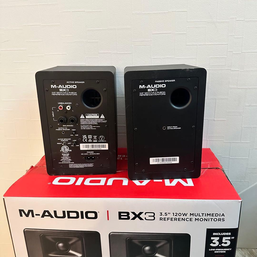 h*p様 【名機】M-AUDIO BX3 モニタースピーカー ペア 120W D