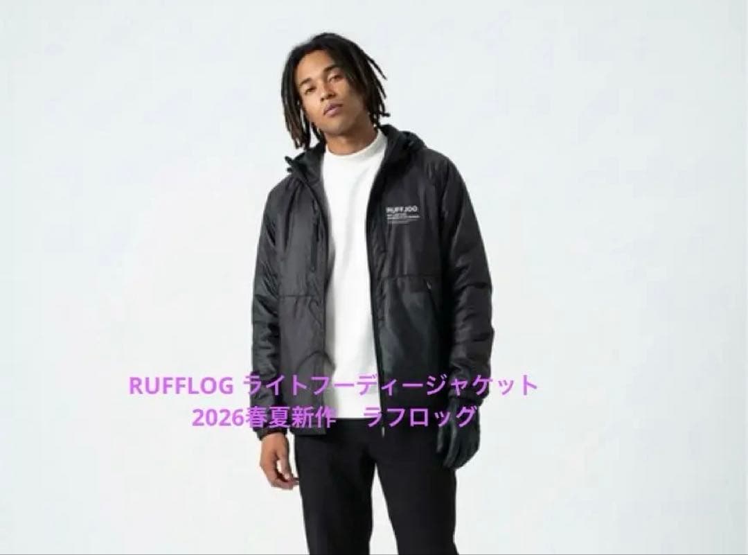 RUFFLOG ライトフーディージャケット　2026春夏新作　ラフロッグ