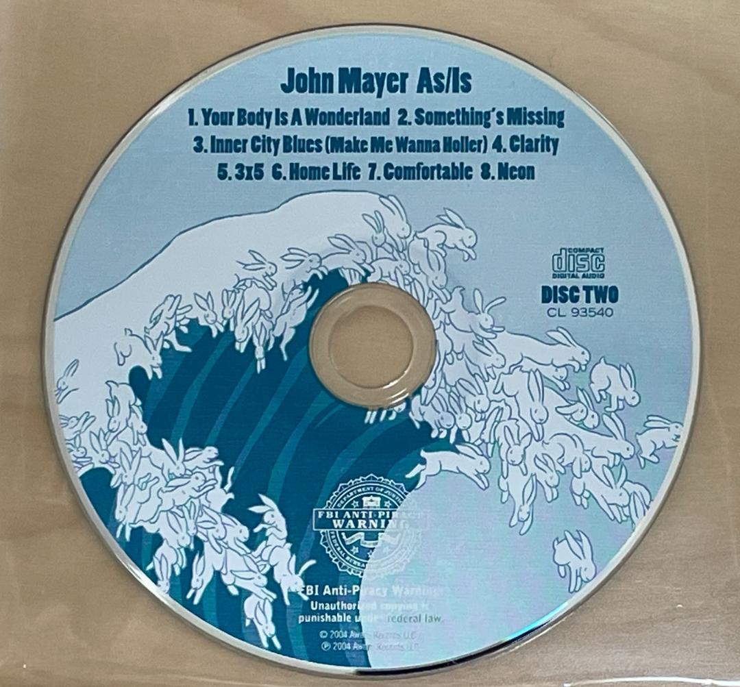 as/is ジョン・メイヤー John Mayer ライヴ 輸入盤
