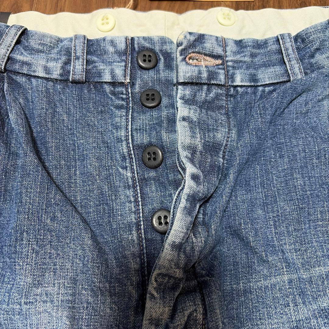 新品Belafonte DENIM 2TACK ROLLED UP HEM