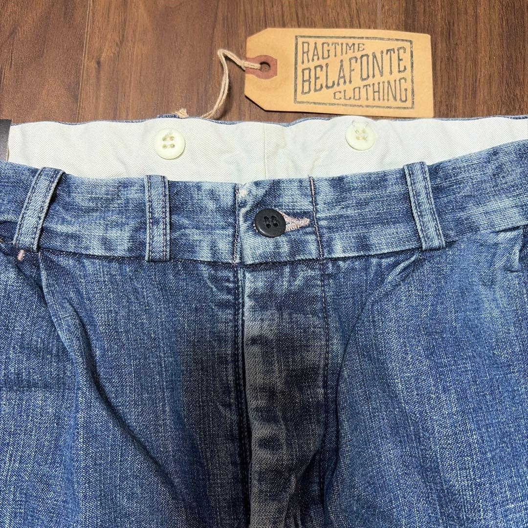 新品Belafonte DENIM 2TACK ROLLED UP HEM