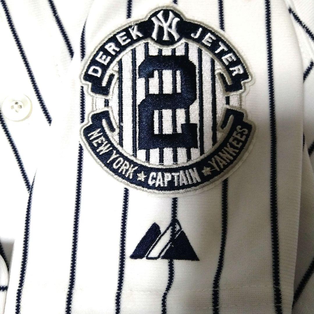 ヤンキース ジーター オーセンティックユニフォーム 引退パッチ付 MLB