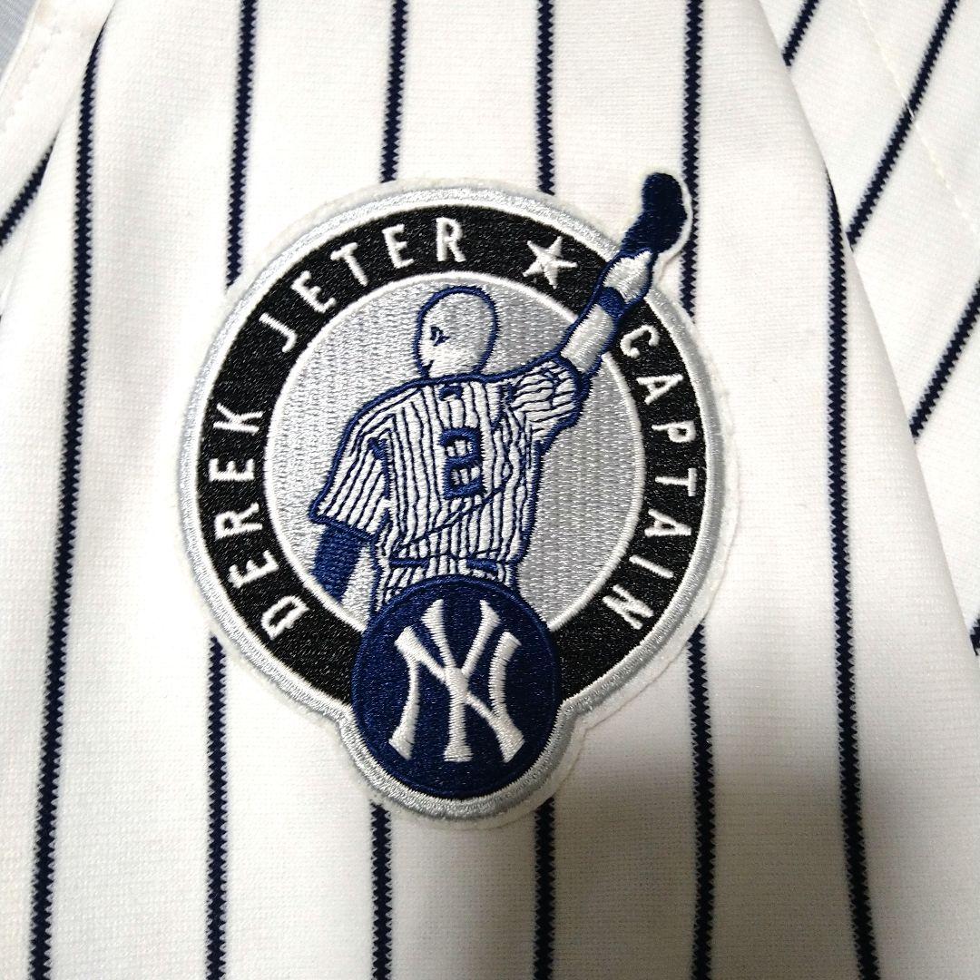 ヤンキース ジーター オーセンティックユニフォーム 引退パッチ付 MLB