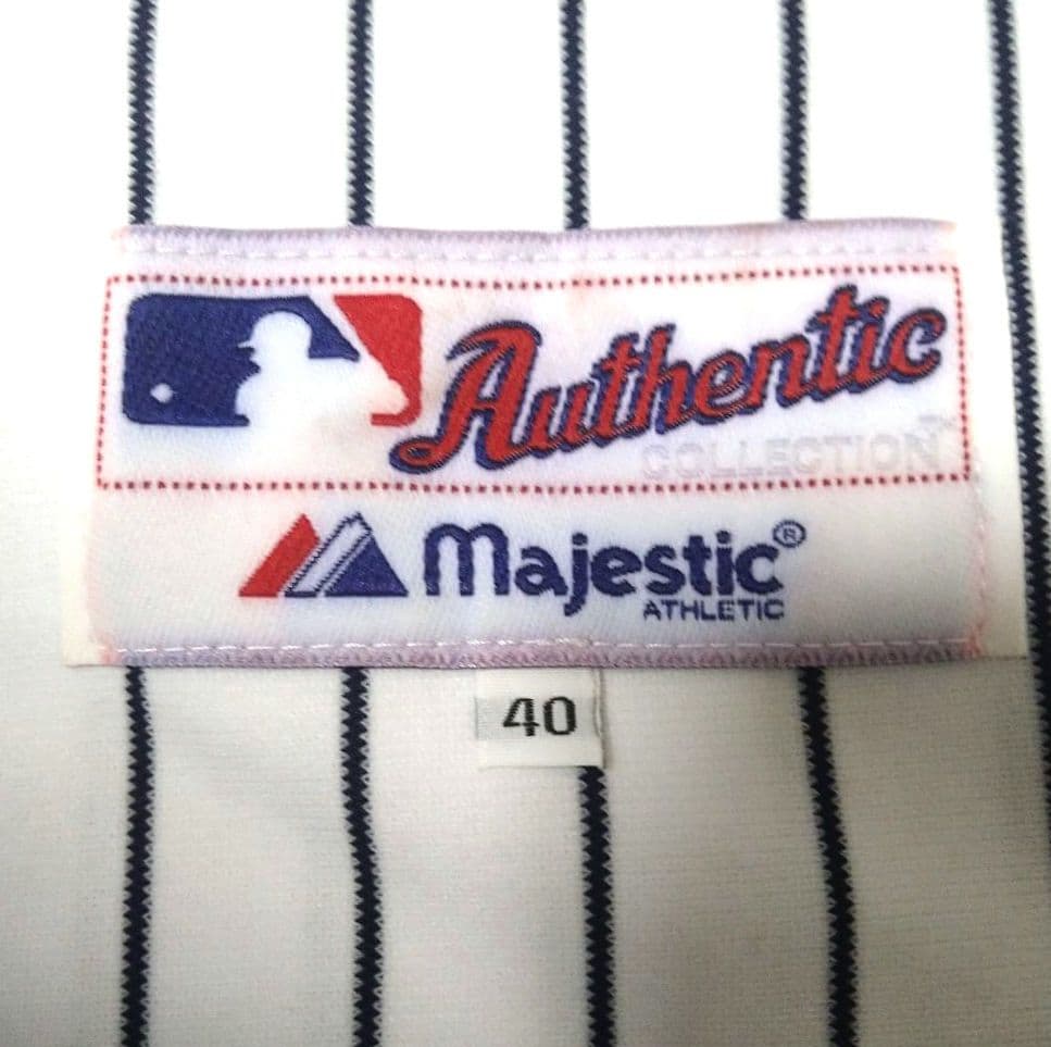 ヤンキース ジーター オーセンティックユニフォーム 引退パッチ付 MLB