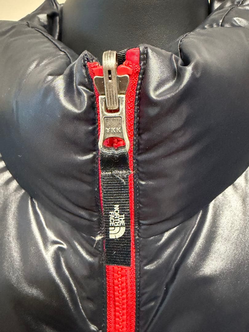 THE NORTH FACE ダウンベスト 赤黒