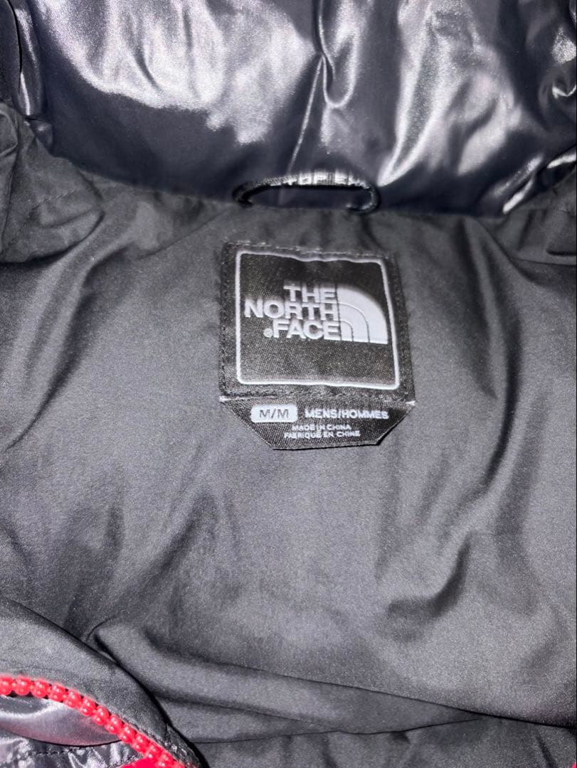THE NORTH FACE ダウンベスト 赤黒