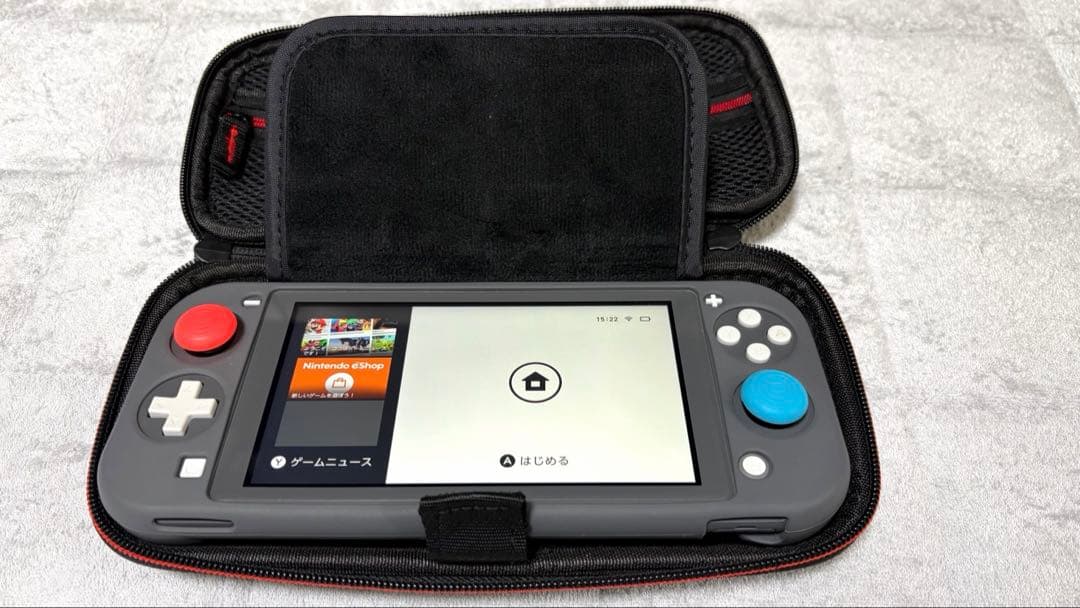 Nintendo Switch Lite グレー ＋ ソフト2本 ＋ ケース中古