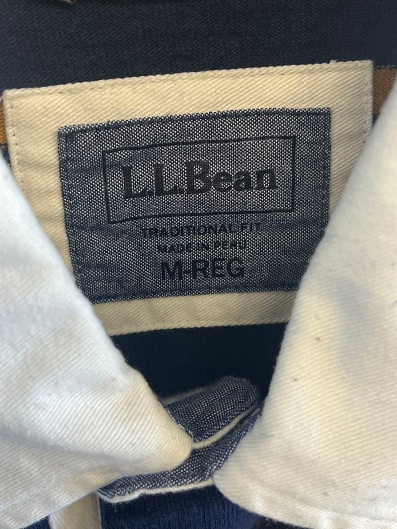 L.L Bean rugger shirt PERU製