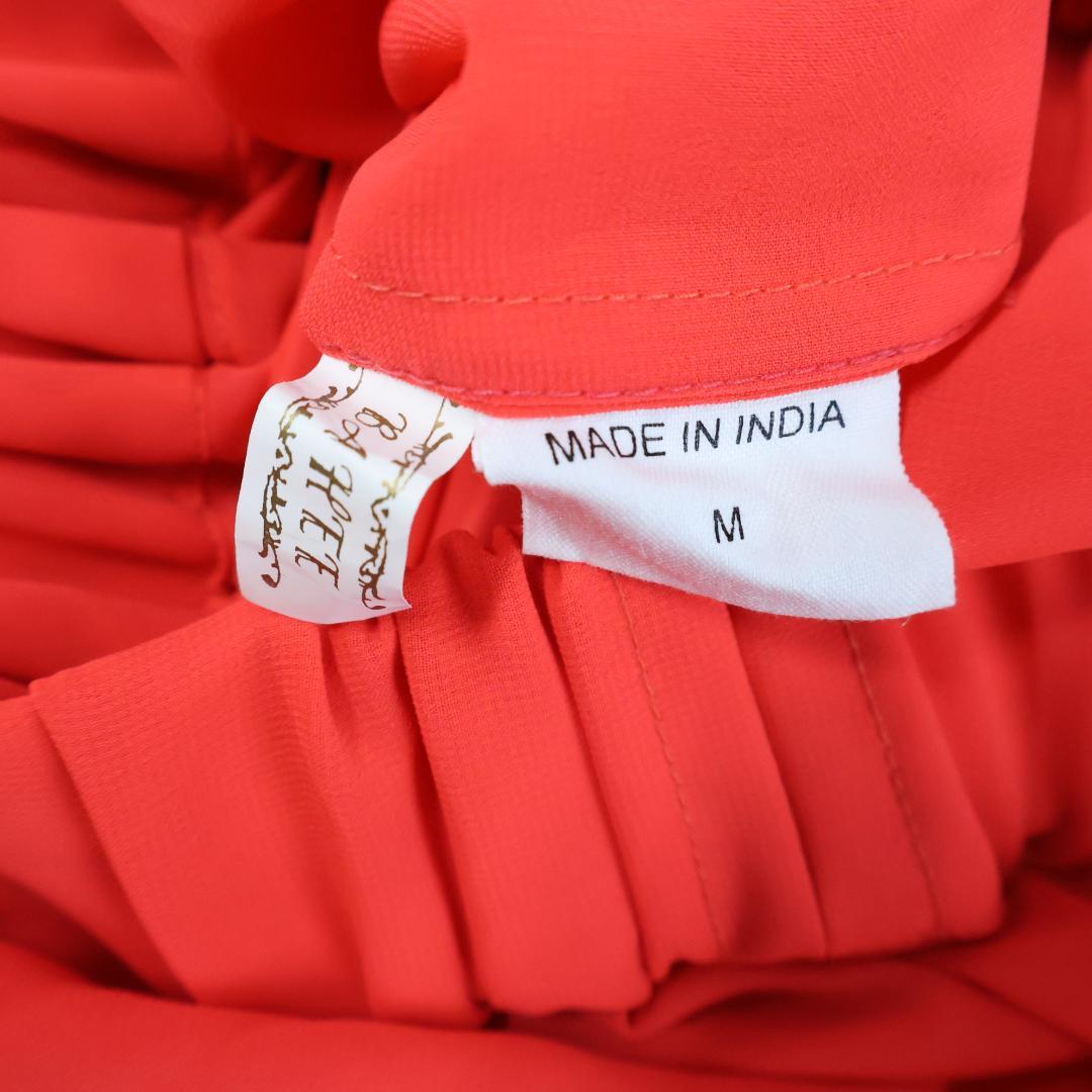 【インド製 ベリーダンス用衣装】レッド オレンジ BAHEE ジプシースカート