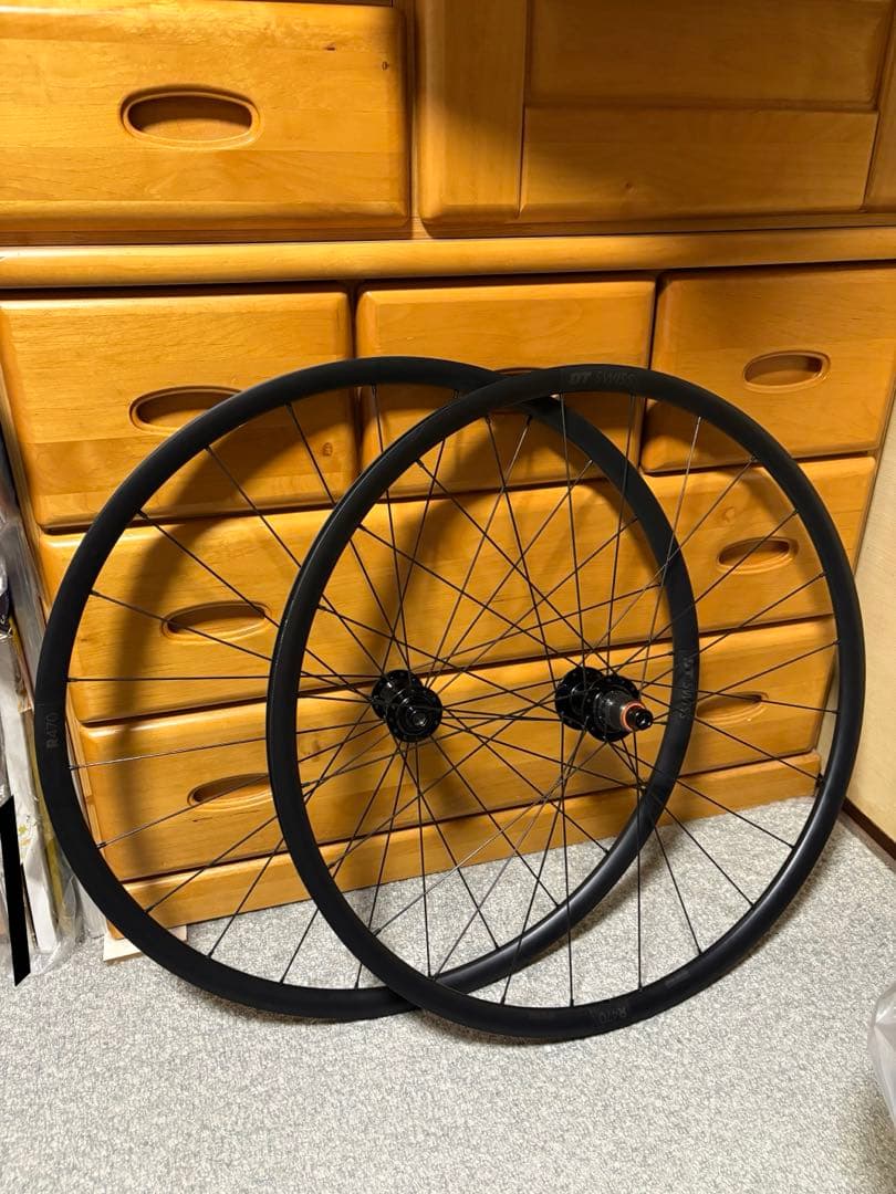 DTSWISS R470 DISC 完成車外し品前後ホイールセット