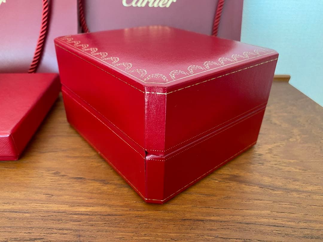 Cartier 時計用ケース ポーチ レターセット ショッパー2枚 カルティエ
