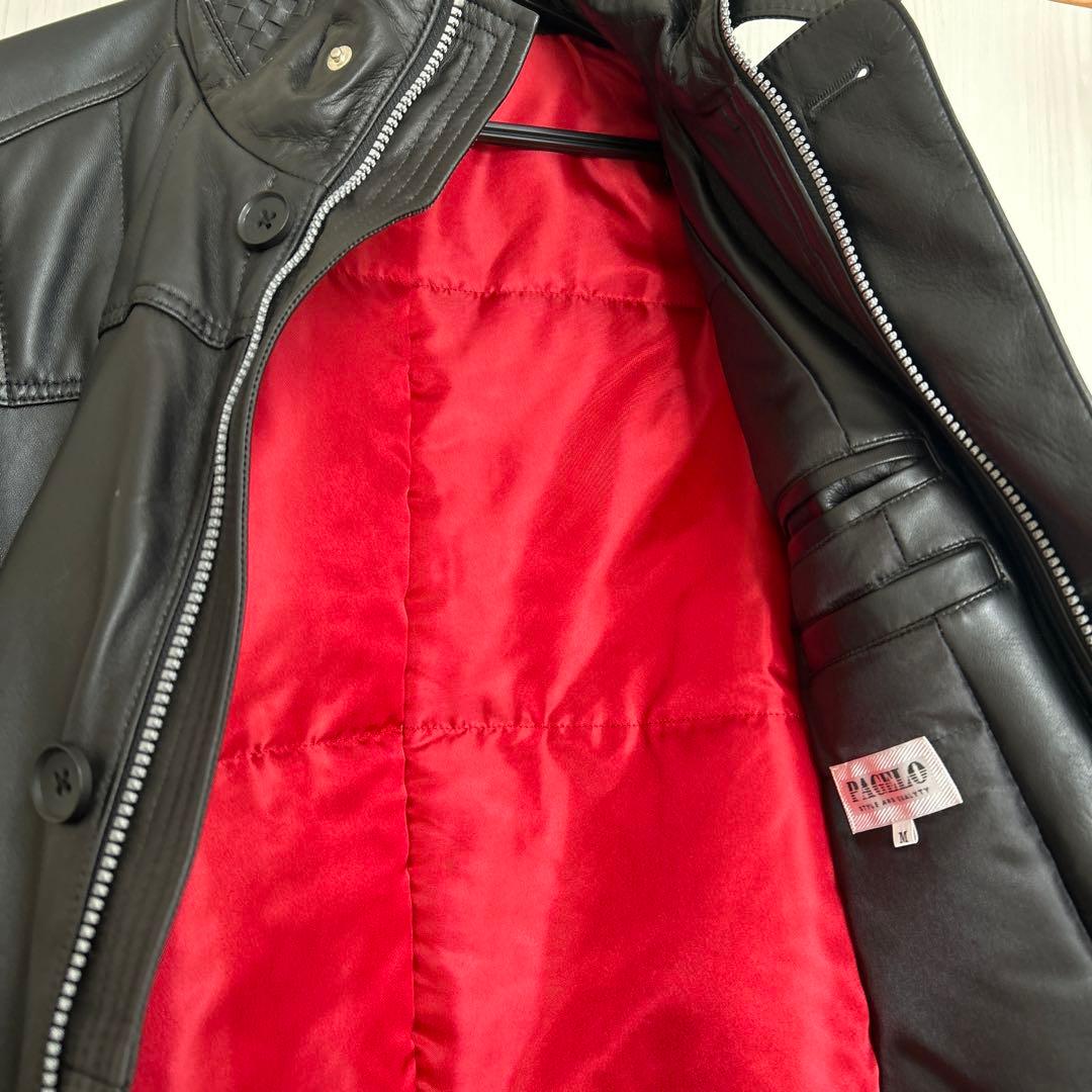 PAGELO パジェロ レザージャケット 黒 Ｍ美品
