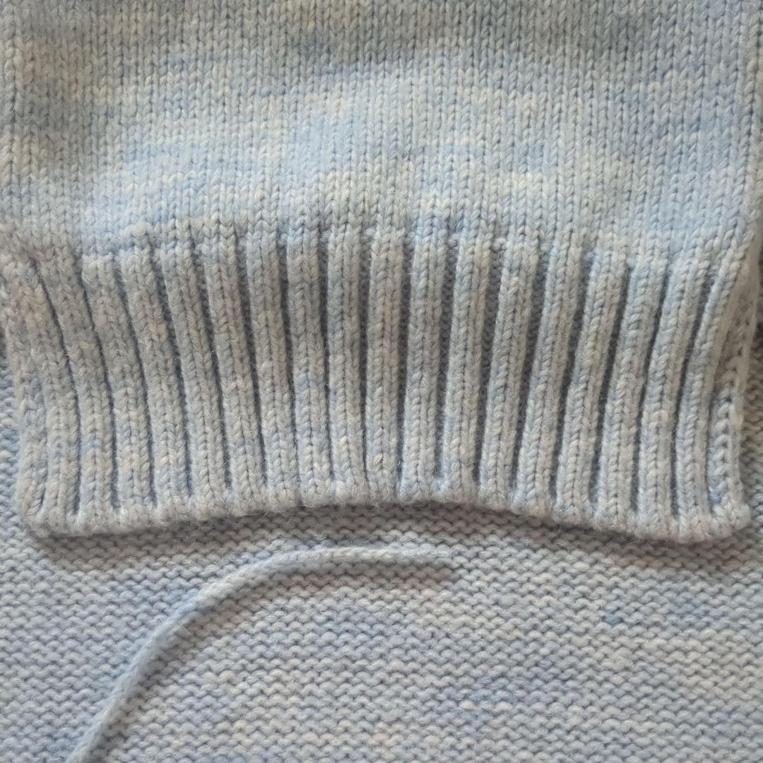 Maison Margielaライトブルー アルパカニットベスト SizeＳ