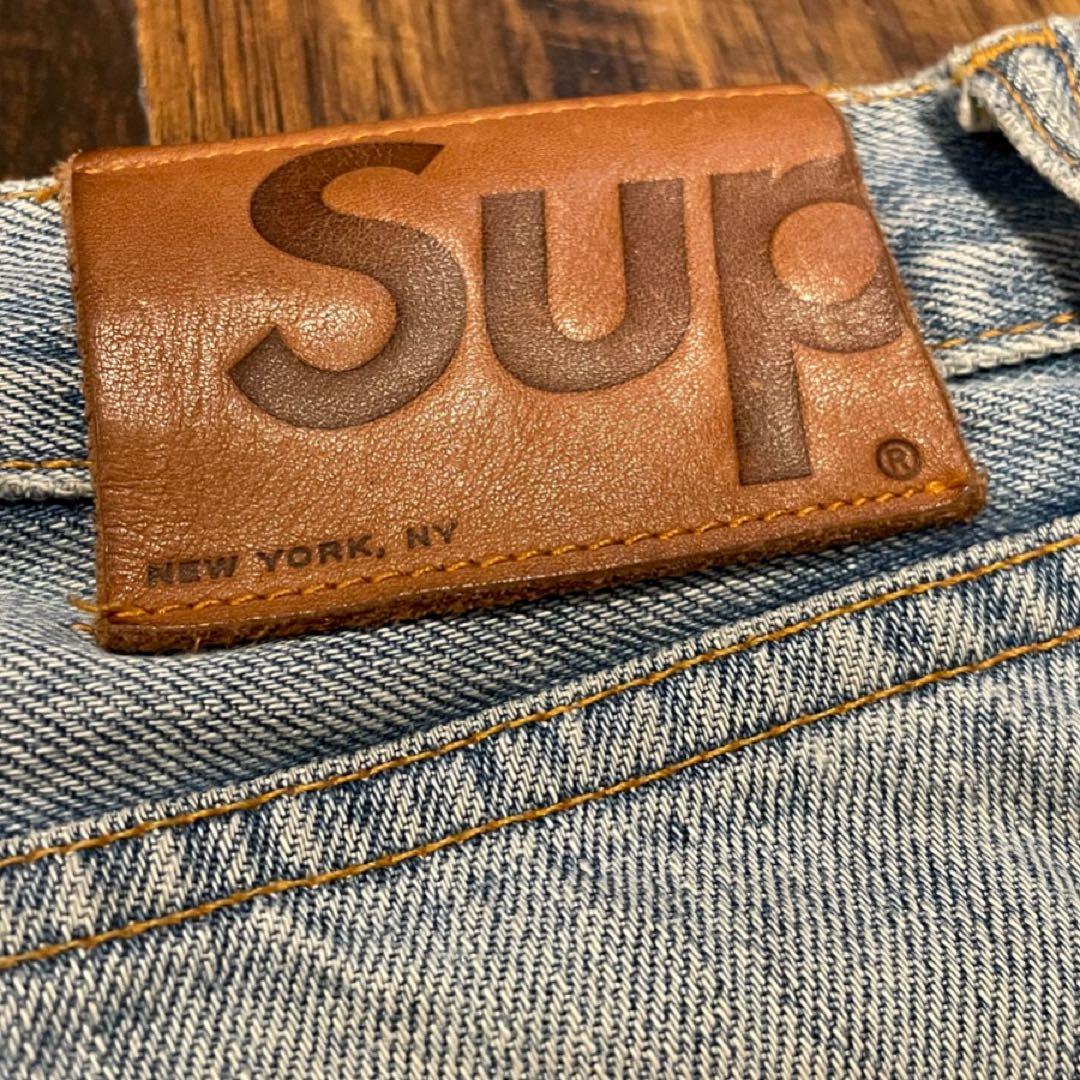 パンツ Supreme Stone Washed Slim Jean 30