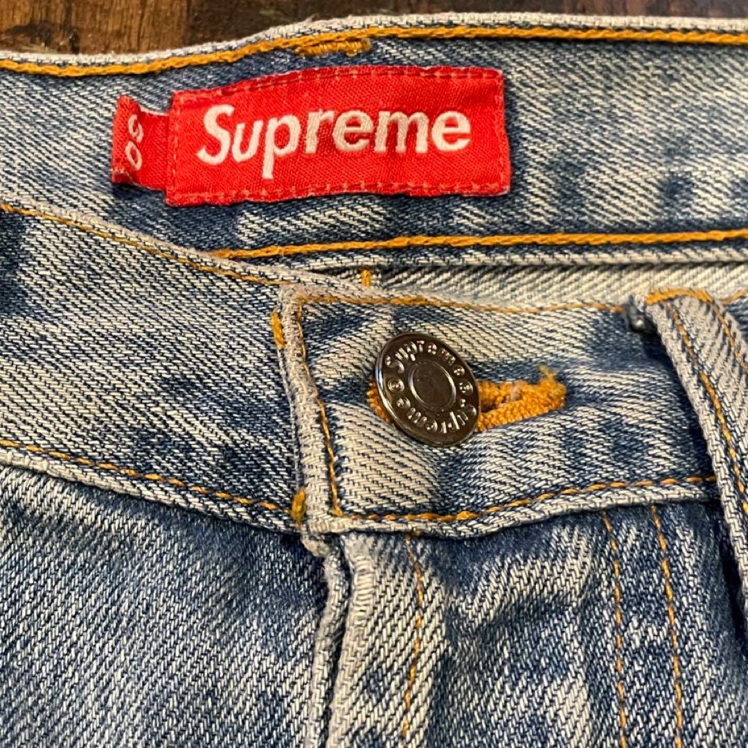 パンツ Supreme Stone Washed Slim Jean 30