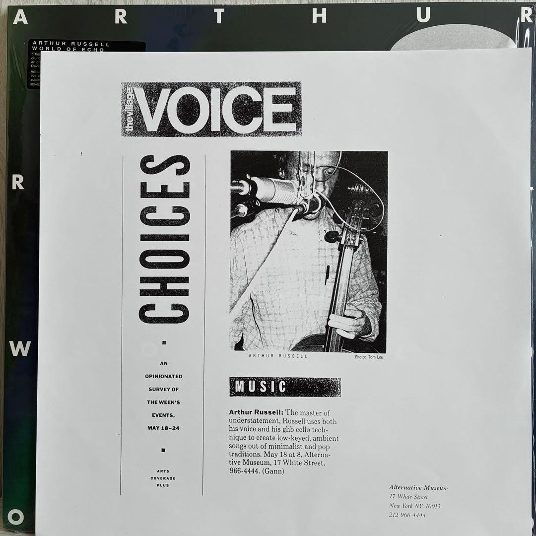 Arthur Russell World of Echo レコード 2LP