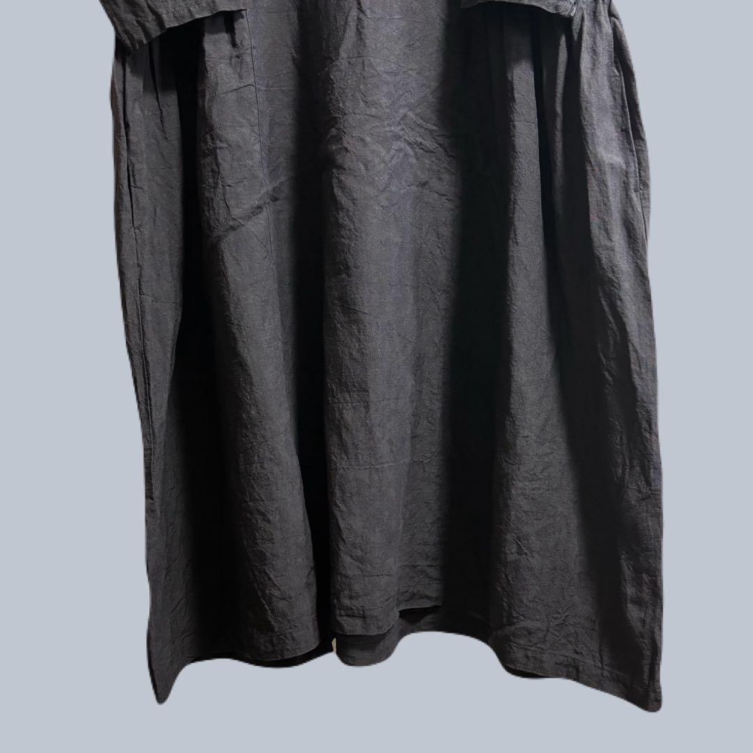 journal standard luxe 40リネン サイドギャザーワンピース