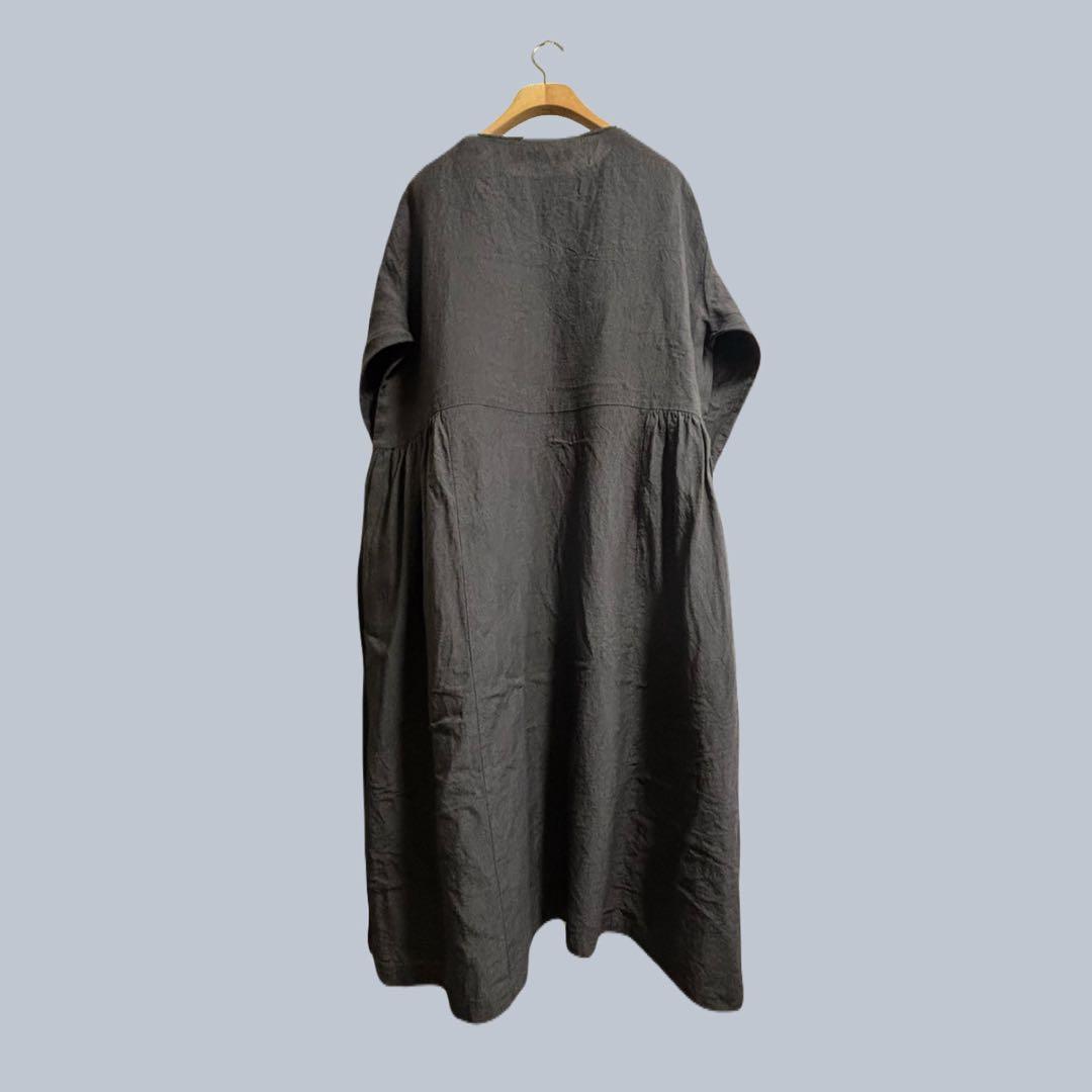 journal standard luxe 40リネン サイドギャザーワンピース