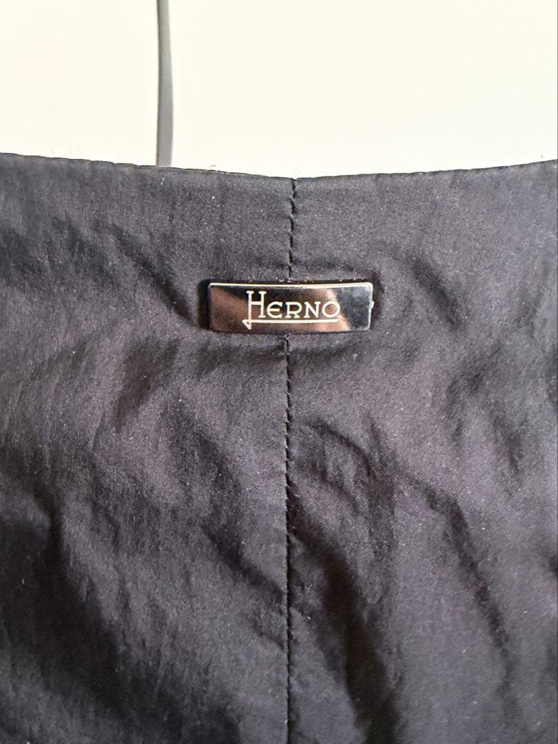 ヘルノ　HERNO ダウンベスト　グース　黒　ブラック L 48 19288