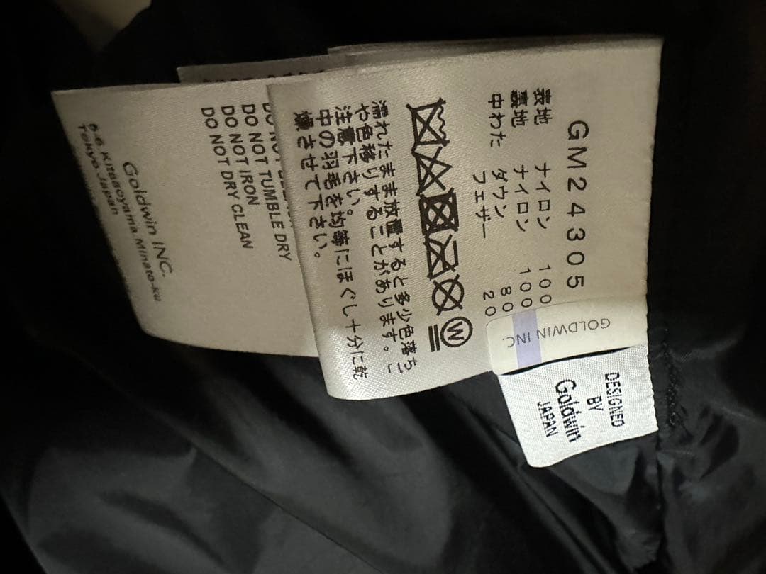 Goldwin ゴールドウィン　PERTEX ダウンベスト GM24305