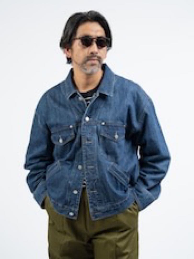 ジャケット・アウター KAJA 12oz BLUE DENIM JACKET OVY 2