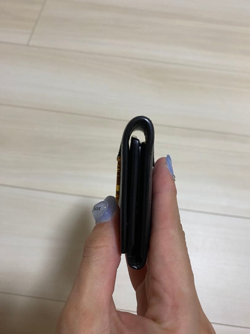 SAINT LAURENT ブラック レザー キーケース