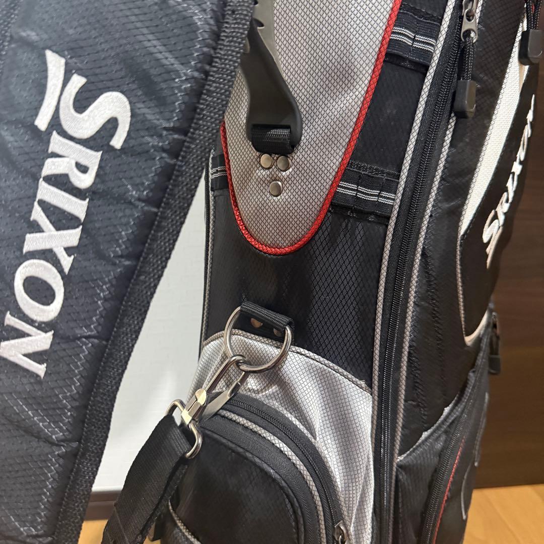 Srixon キャディバッグ ゴルフバッグ ブラック/ホワイト