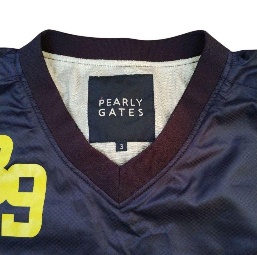 PEARLY GATES パーリーゲイツ 蓄熱プルオーバー 春ゴルフ 3 紺