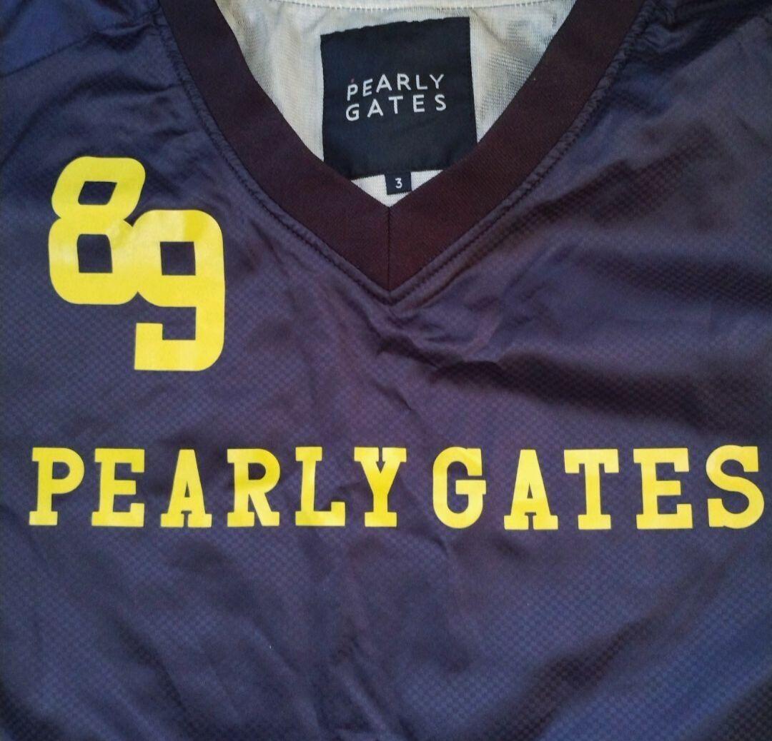 PEARLY GATES パーリーゲイツ 蓄熱プルオーバー 春ゴルフ 3 紺