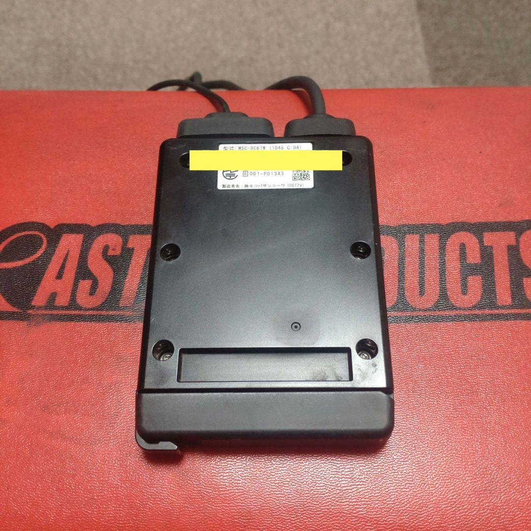 バイク用　ETC　車載器　ミツバ　BE61-W　（検索用）ETC2.0　1141