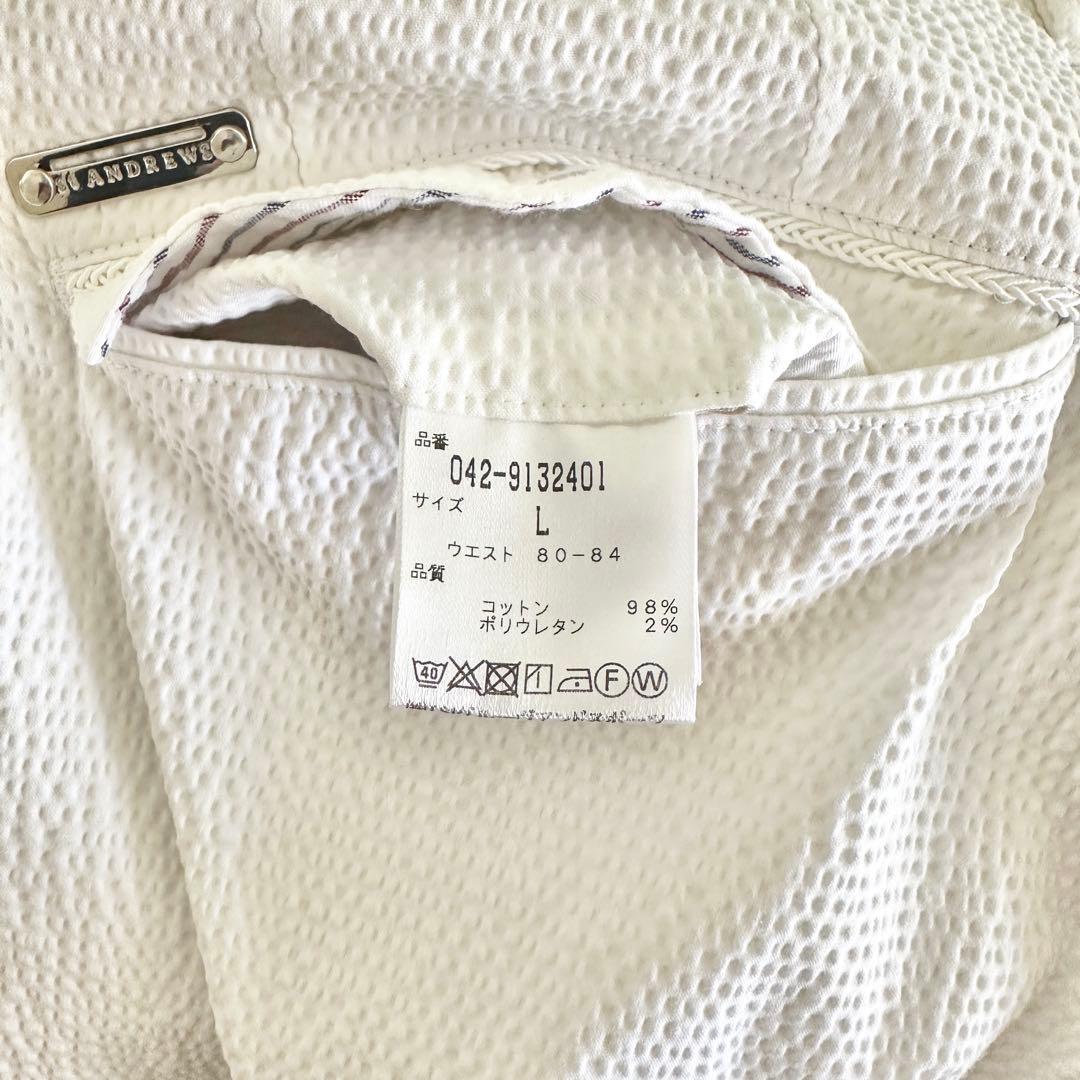 St.Andrews シアサッカー　ショートパンツ　L