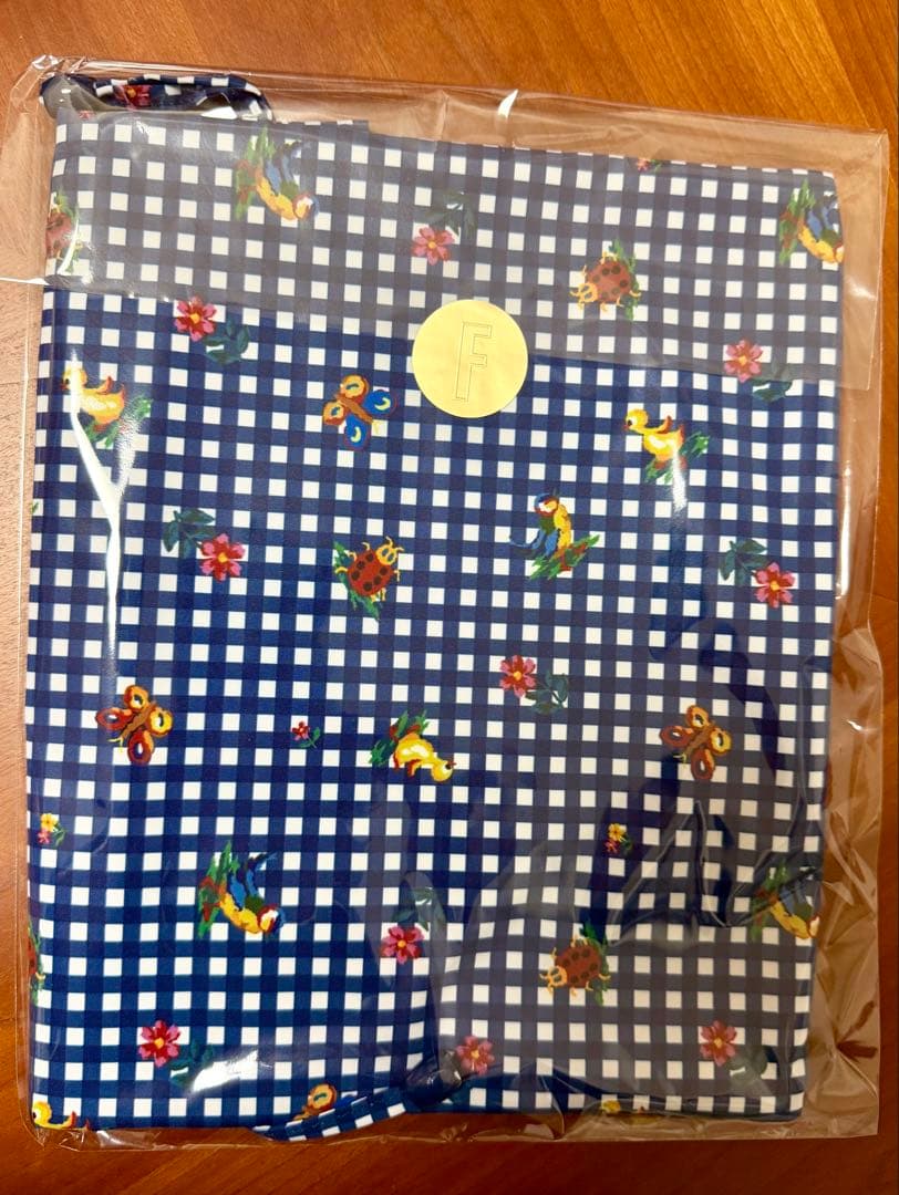 新品 FEILER 学校 フェイラー ハイジ 手付き 巾着バッグ チェック