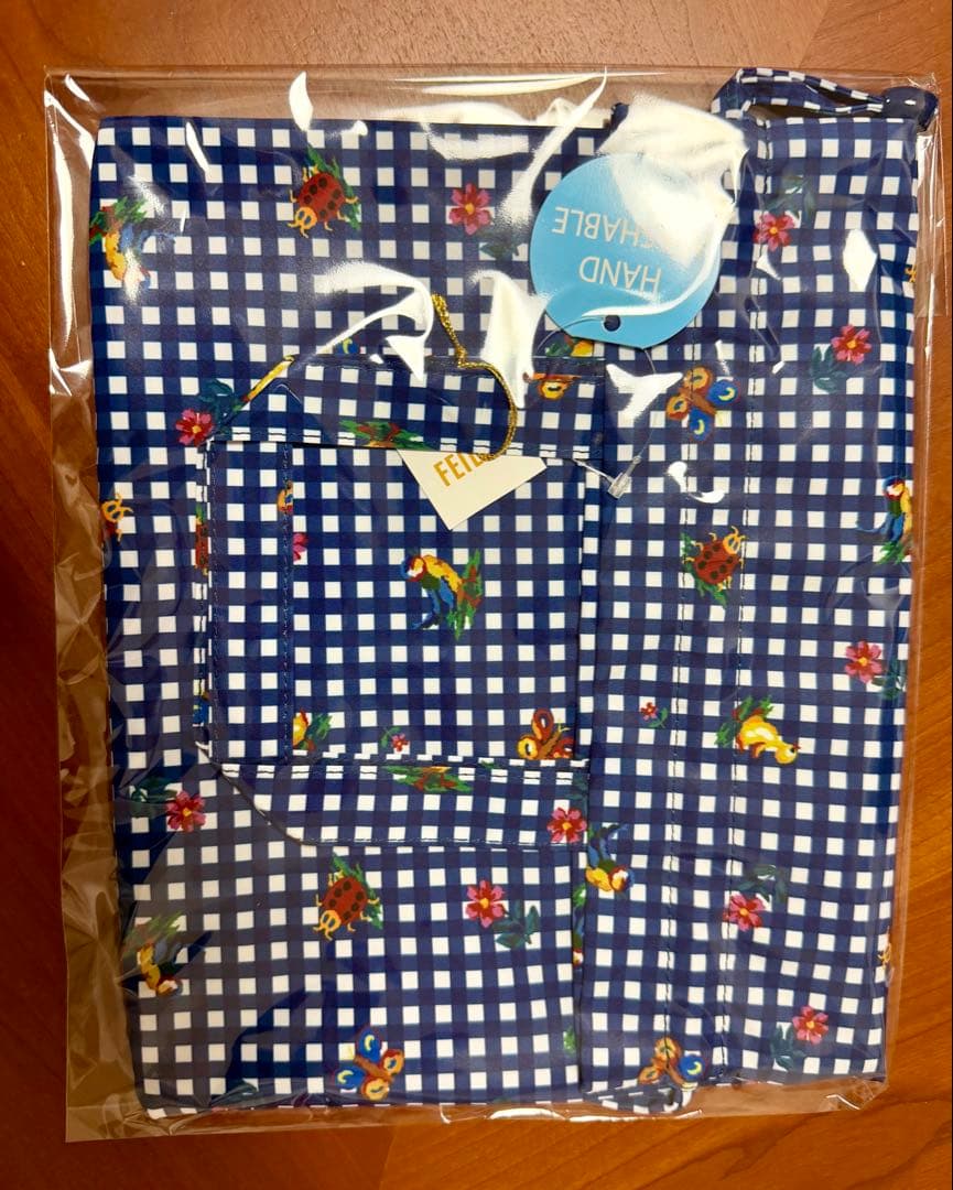 新品 FEILER 学校 フェイラー ハイジ 手付き 巾着バッグ チェック