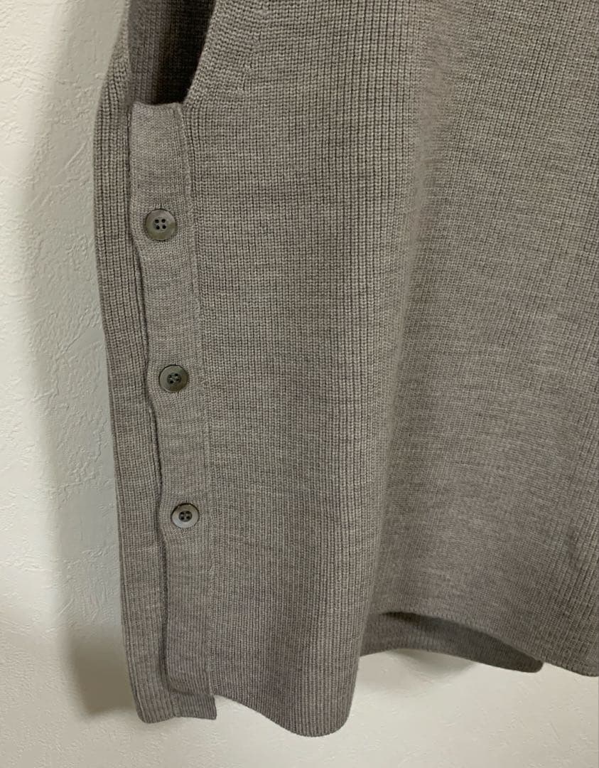 美品　23区【洗える】ベーシックカタアゼ ニットベスト　サイズ44