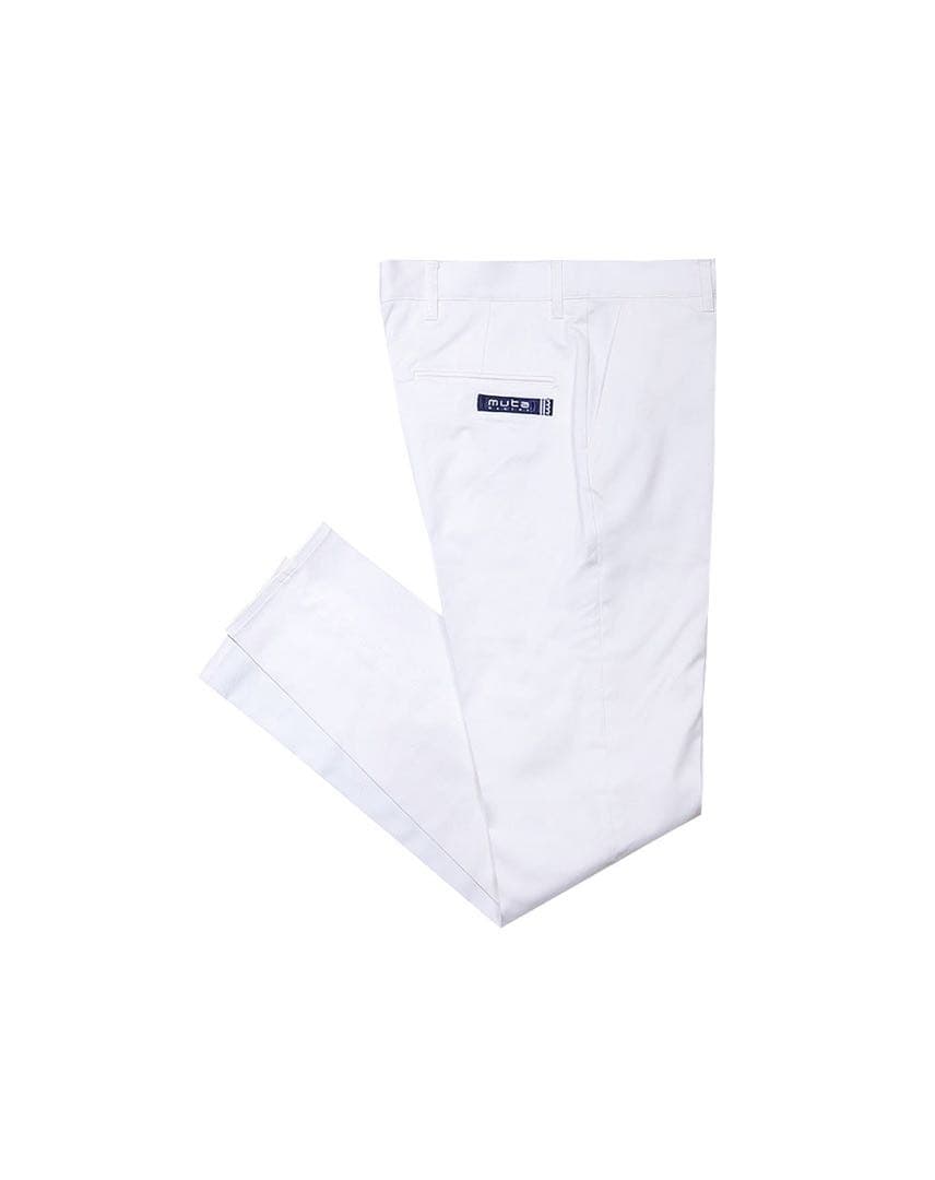 定価2.8万 muta ストレッチテーパードパンツCLEANSE 白 2XL