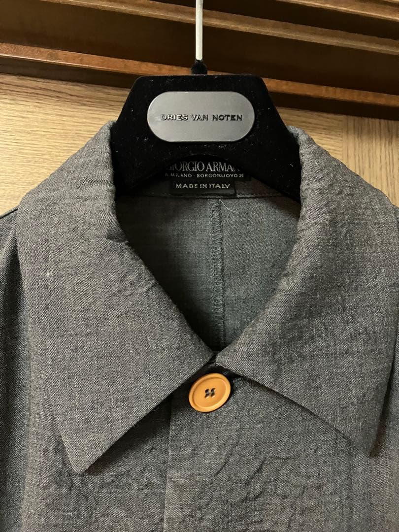 90s giorgio armani ウールジャケット　ミドル丈