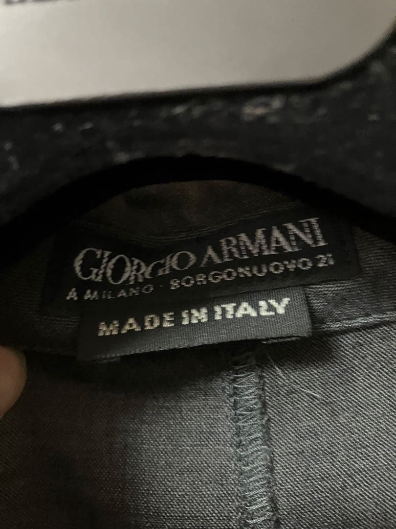 90s giorgio armani ウールジャケット　ミドル丈
