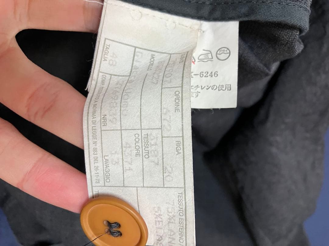 90s giorgio armani ウールジャケット　ミドル丈