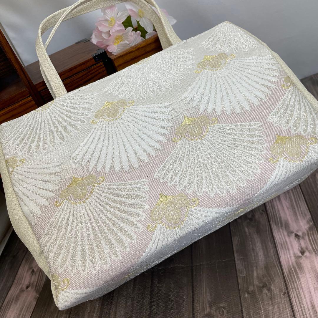 初売りSALE❣️✨西陣帯地使用✨大容量手提げバッグ　新品