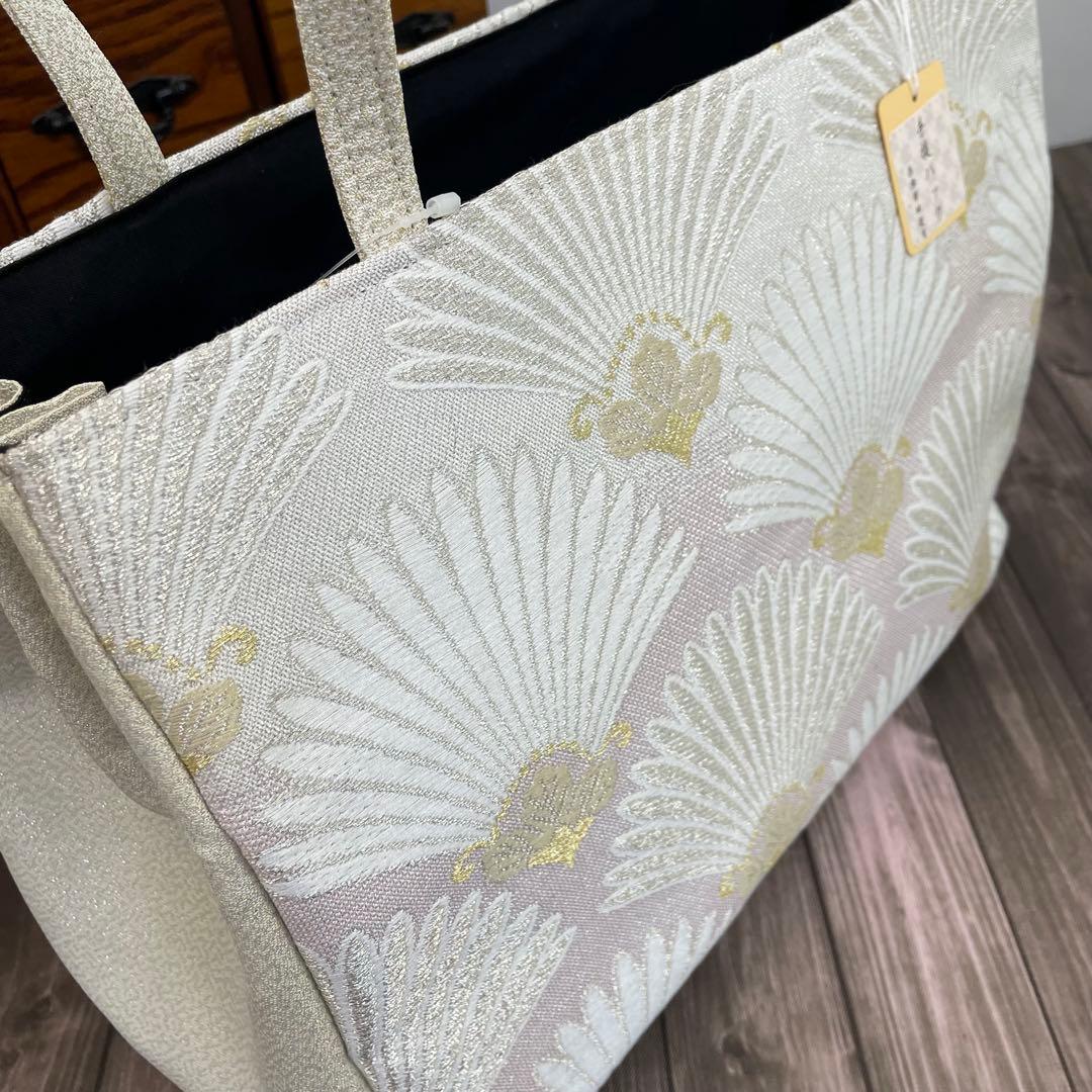 初売りSALE❣️✨西陣帯地使用✨大容量手提げバッグ　新品